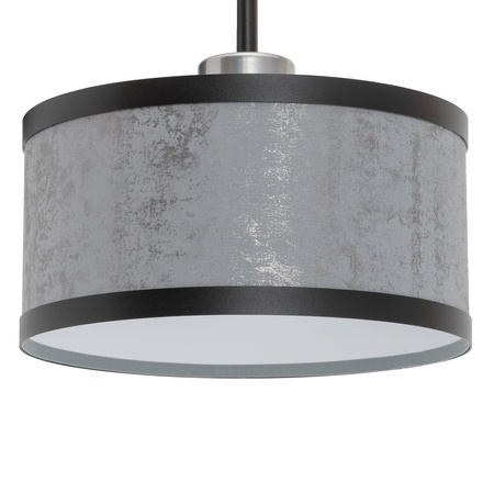 Żyrandol z abażurami szaro-srebrny Sigma Lighting OPERA 2 40502