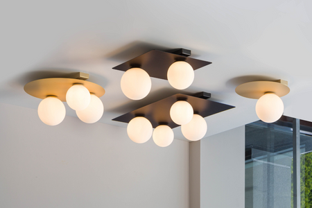 Plafon kule czarny Sigma Lighting ARGON 3 koło 33270