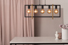 Lampa wisząca geometryczna loft czarno-złota Sigma Lighting EDEN 5 32236