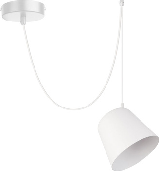 Lampa wisząca podwieszana biała Sigma Lighting JAWA 1 31383