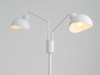 Lampa podłogowa podwójna biała Sigma Lighting - ROY 50329