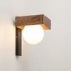 Kinkiet w stylu boho z mlecznym kloszem Sigma Lighting - BLOOM 33666