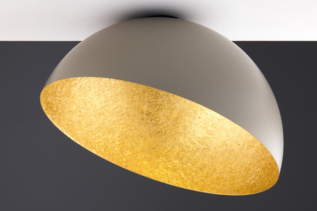 Plafon kopuła taupe_złoty Sigma Lighting SFERA 50 41519
