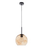 Lampa wisząca ze szklanym kloszem bursztynowa Sigma Lighting COMO A Mały 31997
