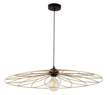 Lampa wisząca kwiat druciana złota Sigma Lighting FLOWER L 32055