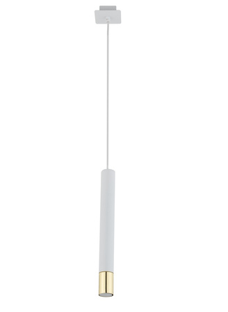 Lampa wisząca tuba biało-złota Sigma Lighting SOPEL GRAND 33386