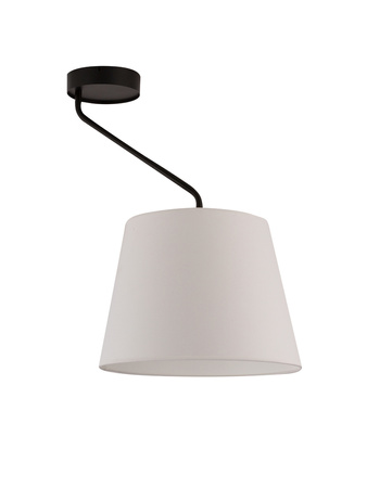 Lampa sufitowa abażur czarno-biała Sigma Lighting LIZBONA 1 32120