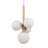 Lampa wisząca kule Sigma Lighting - PERLA 4 złoty beż 33606
