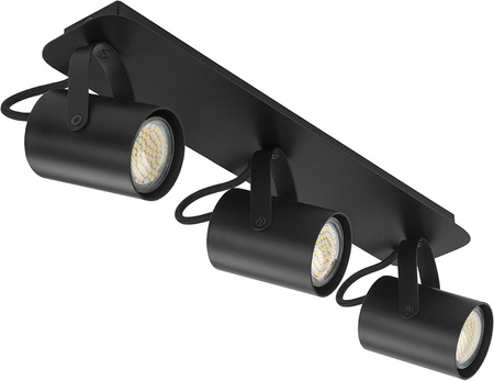 Reflektor sufitowy 3 punktowy czarny Sigma Lighting KAMERA 3 32557
