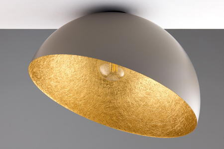 Plafon kopuła taupe_złoty Sigma Lighting SFERA 50 41519