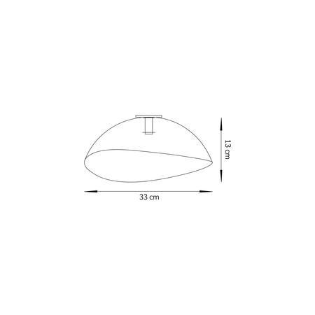 Plafon z żywicy biało-miedziany Sigma Lighting Solaris S 40618