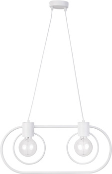 Lampa wisząca Sigma Lighting Fredo Koło 2 biały 31522