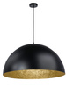 Lampa wisząca kopuła czarno-złota Sigma Lighting SFERA 50 30137