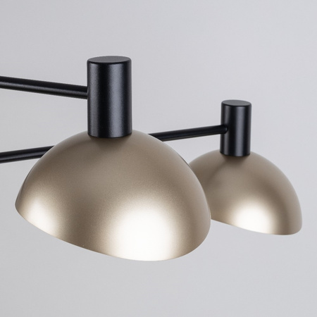 Nowoczesny żyrandol wiszący czarno-złoty Sigma Lighting ARTIS 6 40569