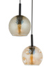 Lampa wisząca bursztynowa Sigma Lighting COMO 5 32183