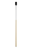 Lampa wisząca rurka SOPEL LUX 1 długi czarno-złoty 40747