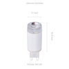 Lampa wisząca rurki sople srebrna Sigma Lighting SOPEL 3 PROSTY 33400