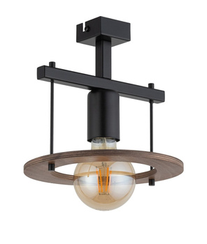 Plafon boho czarno-brązowy Sigma Lighting COFFEE 1 plafon 32486