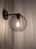 Kinkiet druciany loft czarny Sigma Lighting MADAM 32373