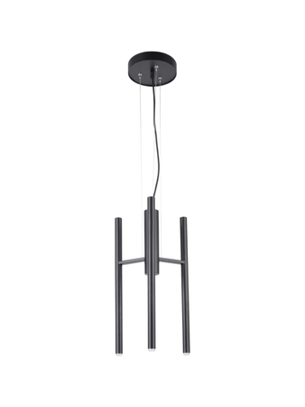 Nowoczesny żyrandol rurki czarny Sigma Lighting JORK 3 33173