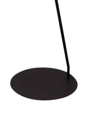 Lampa podłogowa z abażurem czarno-miedziana Sigma Lighting LIZBONA 50229