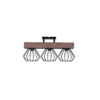 Plafon druciany loftowy brąz Sigma Lighting TORINO 3 31696