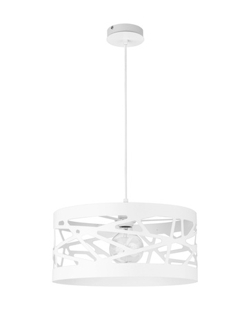 Lampa wisząca metalowa biała Sigma Lighting MODUŁ FREZ L 31079