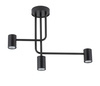 Lampa sufitowa nowoczesna czarna Sigma Lighting LUIS 3 33420