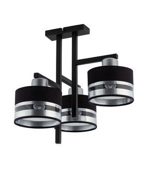 Plafon abażury czarno-srebrny Sigma Lighting PRO 3 32148