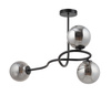 Lampa sufitowa kule czarno-szara Sigma Lighting VENA 3 33680