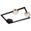 FRAME 2 plafon czarny/złoty 41283