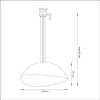 Lampa wisząca z żywicy czarno-miedziana Sigma Lighting Solaris L 40609