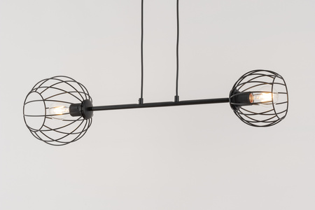 Lampa wisząca druciana czarna Sigma Lighting MADAM 2 32369