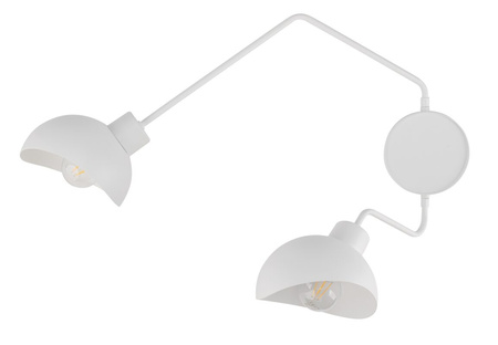 Kinkiet podwójny na wysięgniku biały Sigma Lighting - ROY 2 32497