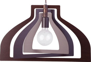 Lampa wisząca hdf wenge Sigma Lighting GLAM LOFT 31365