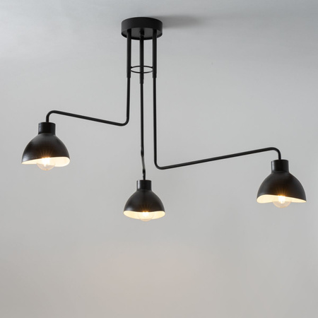 Lampa sufitowa nowoczesna czarno-biała Sigma Lighting - HOLI 3 32449