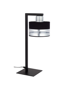 Lampka abażur czarno-srebrny Sigma Lighting PRO 50236