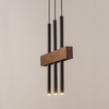 Lampa wisząca sople ze sklejką Sigma Lighting - BLAKE 3 33444