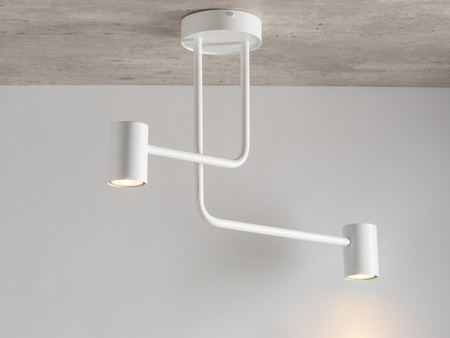 Lampa sufitowa nowoczesna biała Sigma Lighting LUIS 2 33419