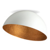 Plafon kopuła biało-miedziany Sigma Lighting SFERA 70 32460