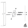 Kinkiet geometryczny loft czarny Sigma Lighting EDEN 32239