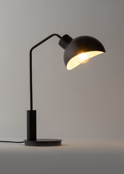 Lampka biurkowa metalowa czarno-biała Sigma Lighting - ROY 50326