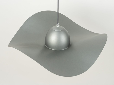 Lampa wisząca kapelusz srebrna Sigma Lighting KAPELLO M FI55 32343