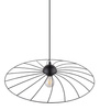 Lampa wisząca druciana czarna Sigma Lighting PANAMA M 32414