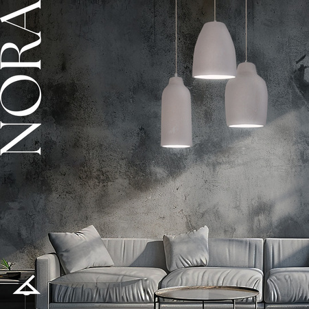 NORA A lampa wisząca ceramiczna beż 41369