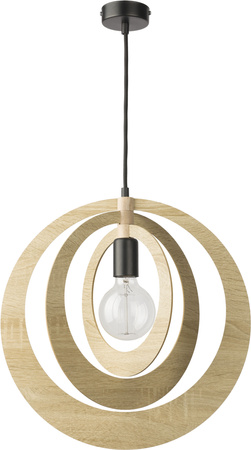 Lampa wisząca Sigma Lighting Glam Koło dąb