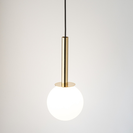 Lampa wisząca kula DAISY 1 Sigma Lighting złoto-biały 40769