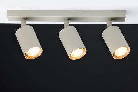 Reflektory sufitowe led szary beż Sigma Lighting ZOOM 3 41515