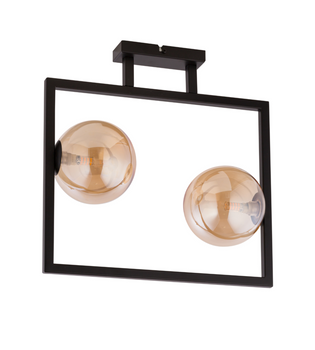 Plafon sufitowy szklany bursztynowy Sigma Lighting COSMIC 2 32128