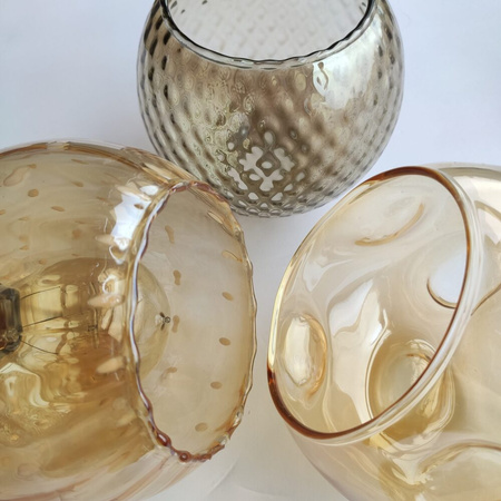Lampa wisząca z bursztynowymi kloszami Sigma Lighting COMO 3 32182